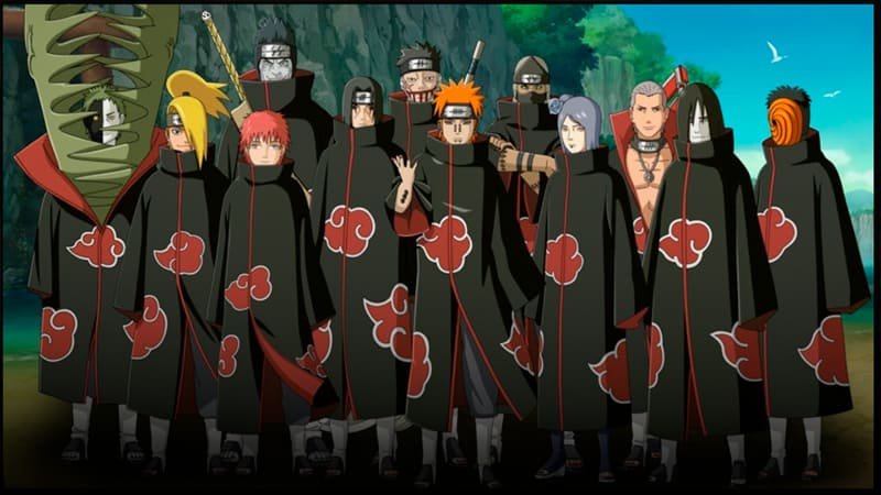 OS MEMBROS MAIS FORTES DA AKATSUKI EM ORDEM DE FORÇA Imagem Reprodução akatsuki - Masashi Kishimoto - Hayato Date - Toei Animation